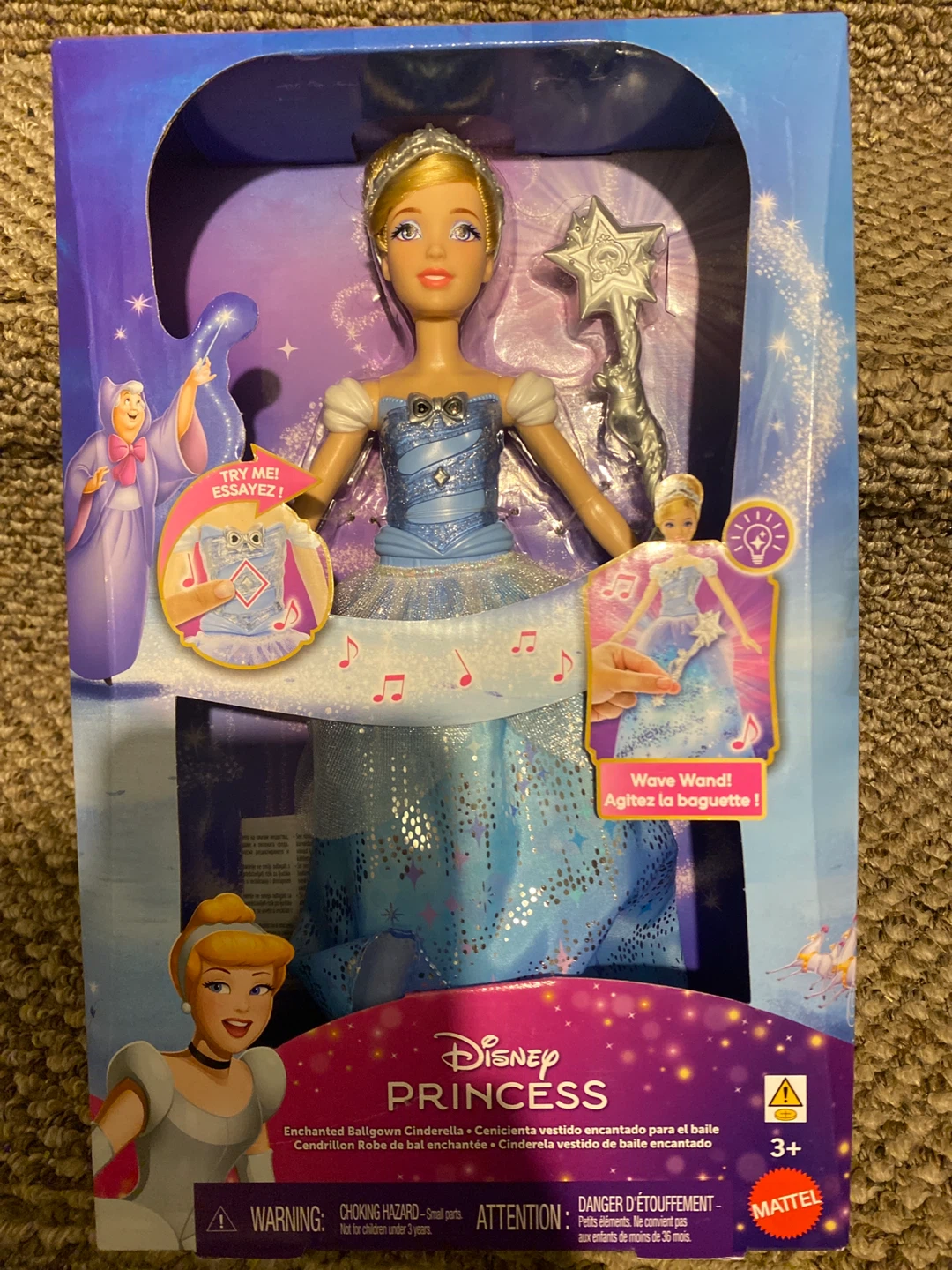 ⚽ Disney Princess Cinderella Enchanted Ballgown Doll