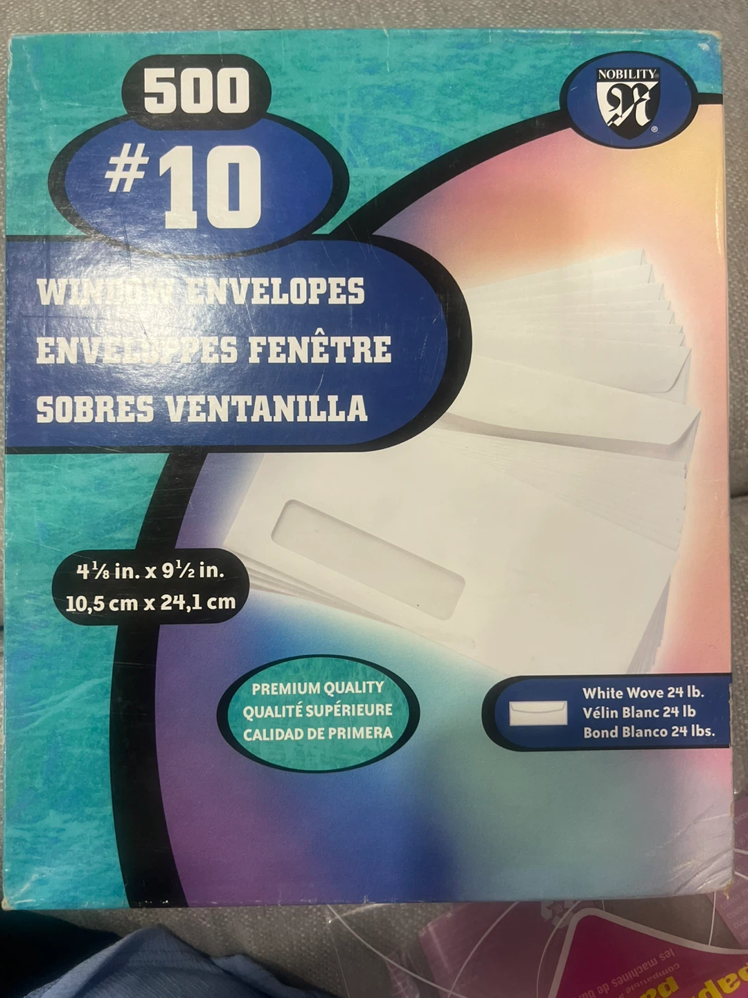 Nobility #10 Window Envelopes - 300 count