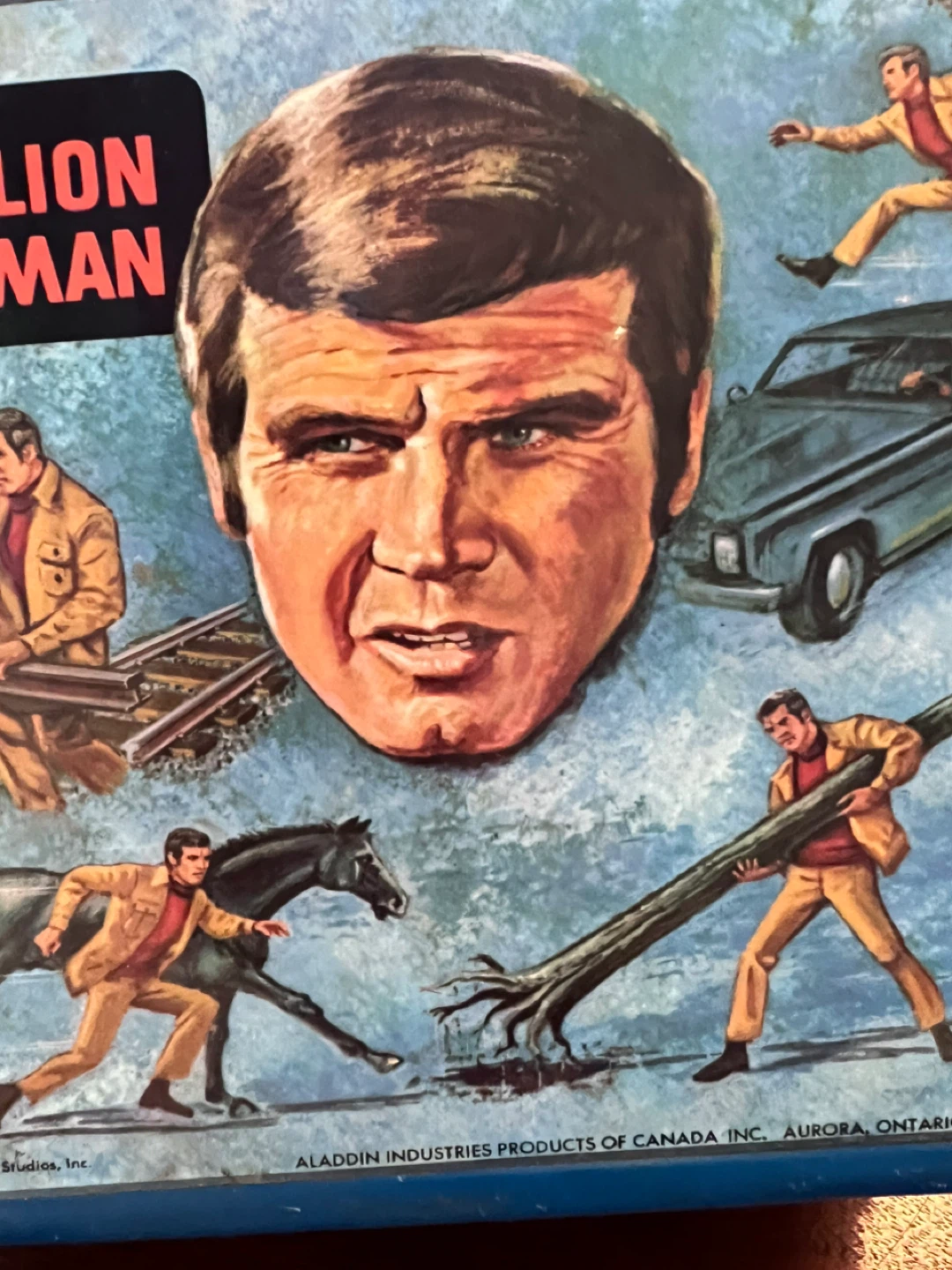 Vintage 1974 Six Million Dollar Man Lunch Box Collectible - photo 4