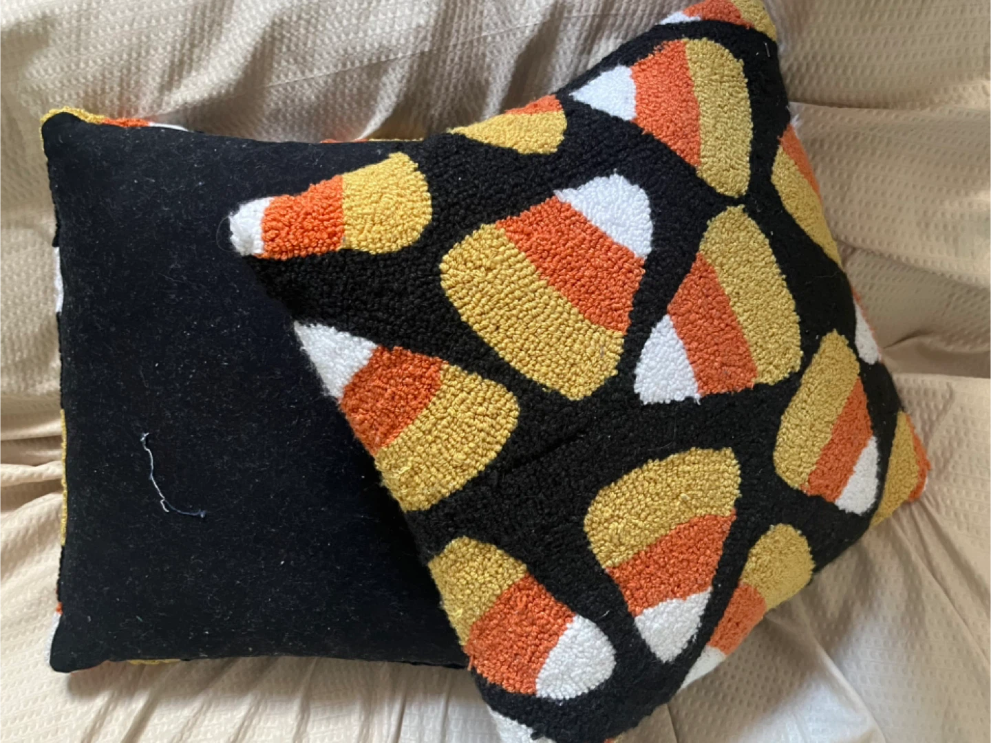 Two Candy Corn Throw Pillows (Set of 2) - photo 2