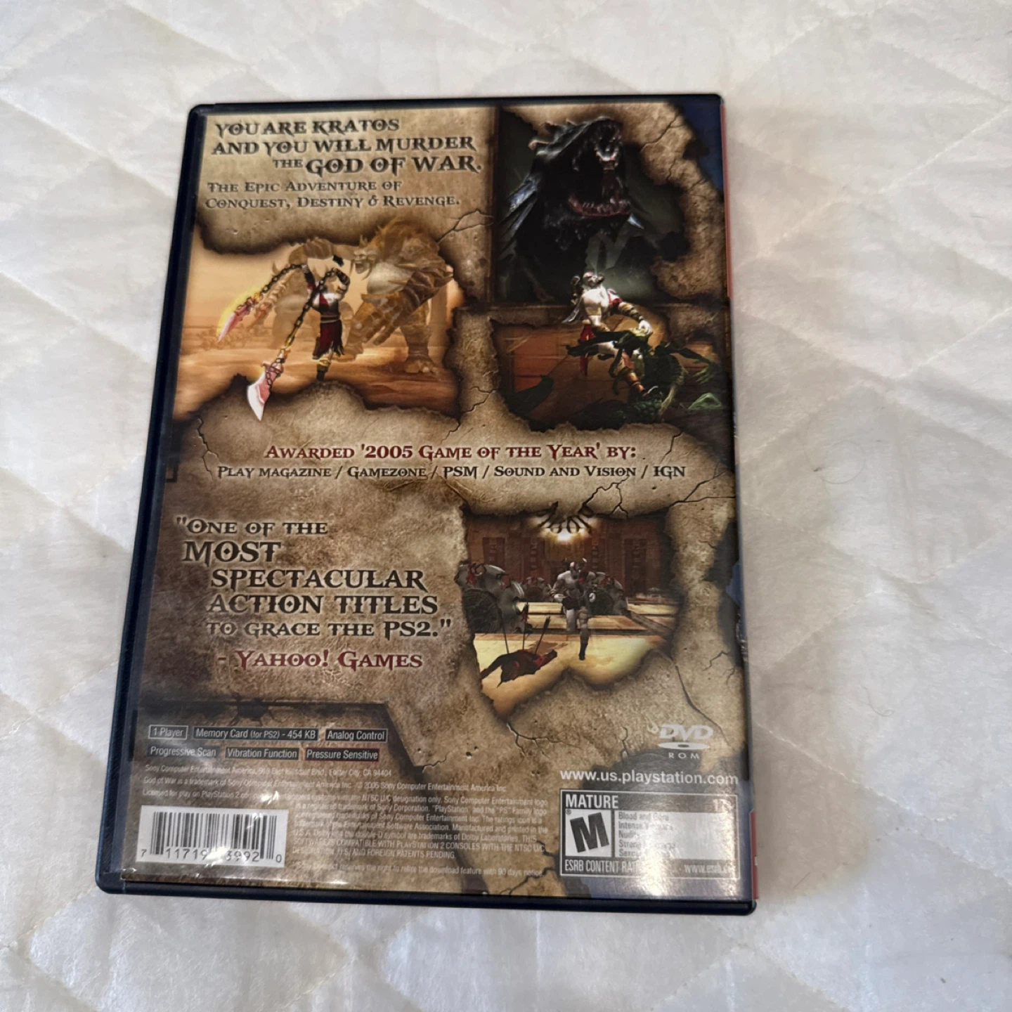 PlayStation 2 God of War Greatest Hits Game - photo 3