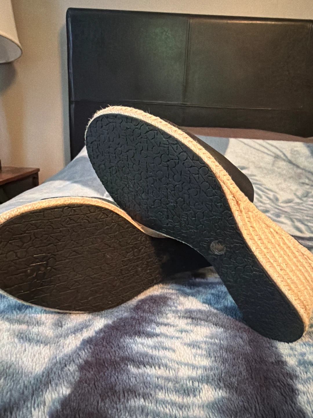 Calvin Klein Black Wedge Espadrille Sandals - photo 3