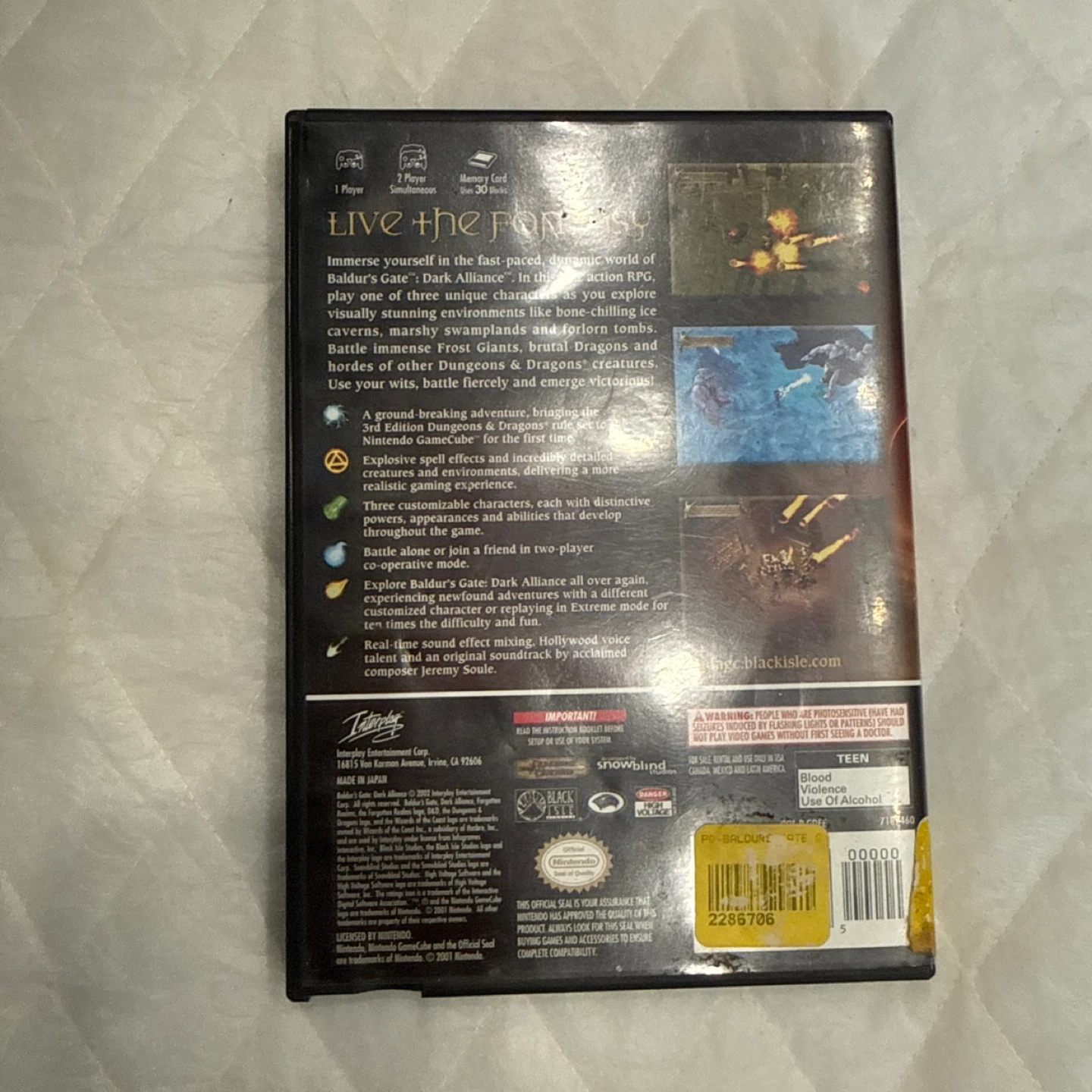 Baldur's Gate: Dark Alliance Nintendo GameCube - photo 3