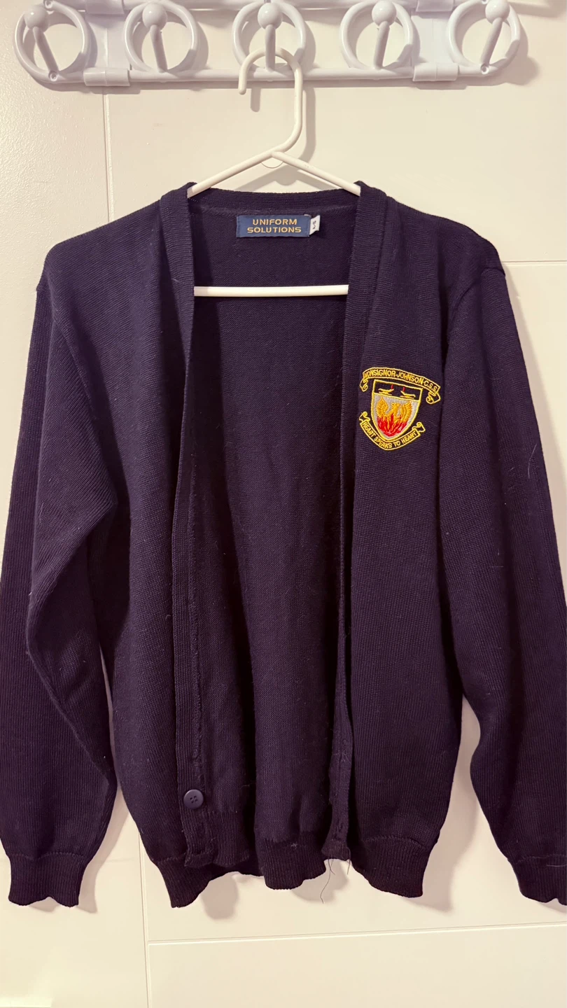 Uniform Solutions Navy Blue Cardigan