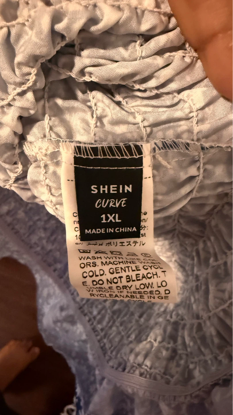SHEIN CURVE Women's Smocked Dress - photo 2