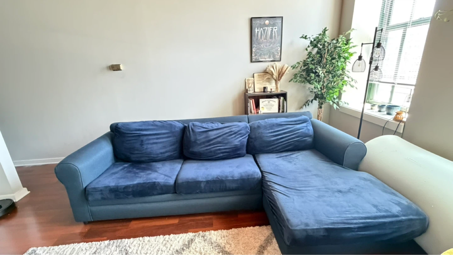 Blue Sectional Sofa