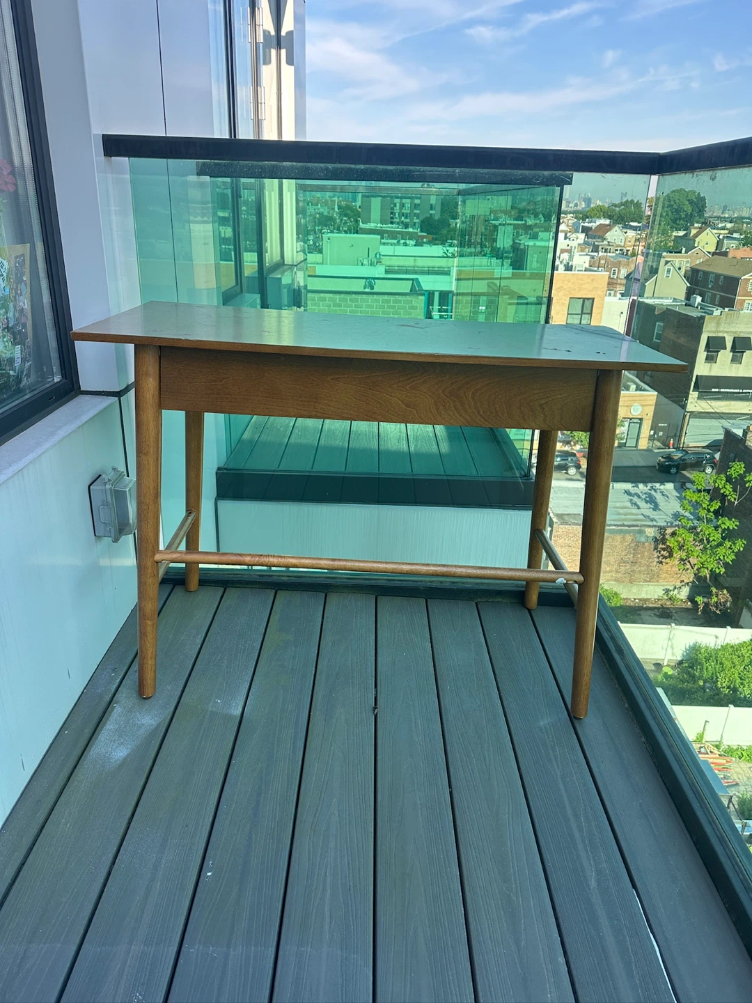 Wooden Desk with Drawer