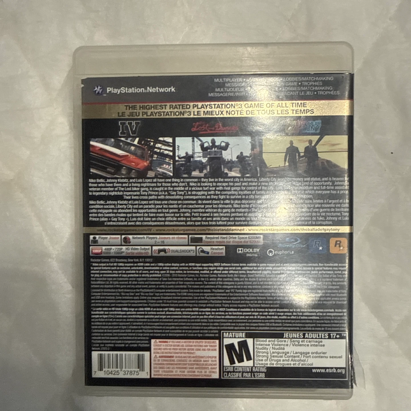 PlayStation 3 Grand Theft Auto IV & Episodes From Liberty City - photo 3