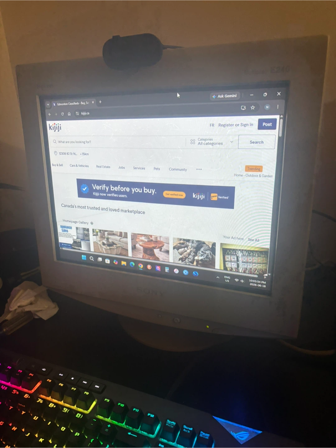 Sony E240 Trade