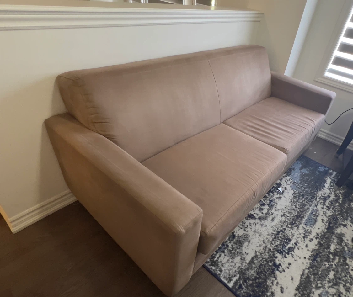 Beige Sofa-Bed