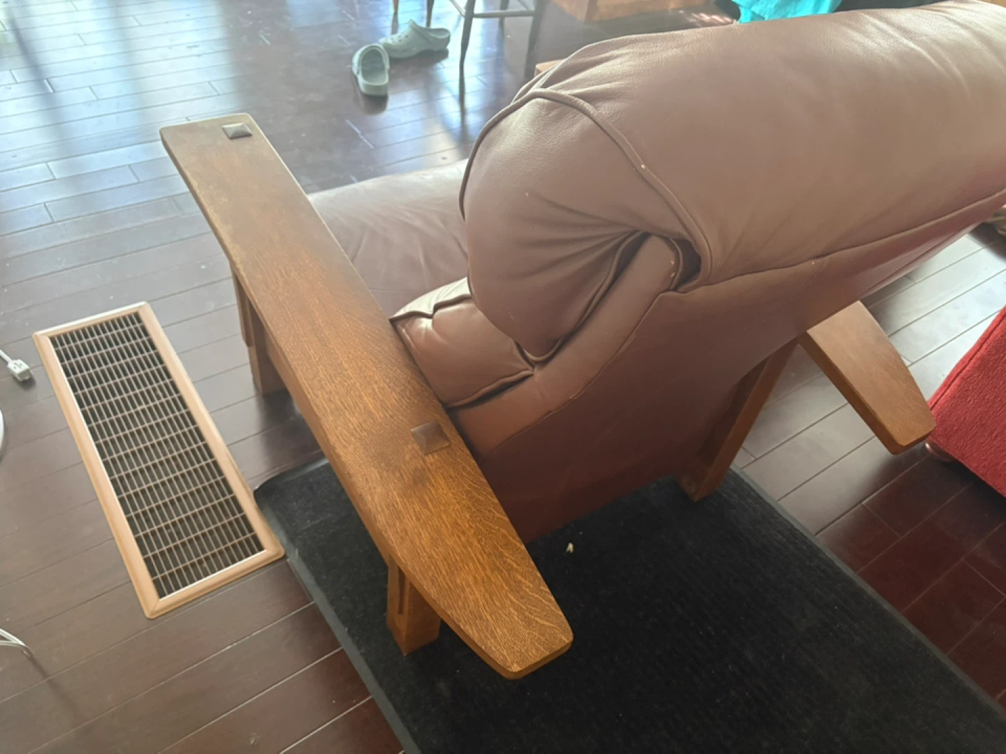 Stickley Bow Arm Bustle Back Morris Chair Recliner - photo 5