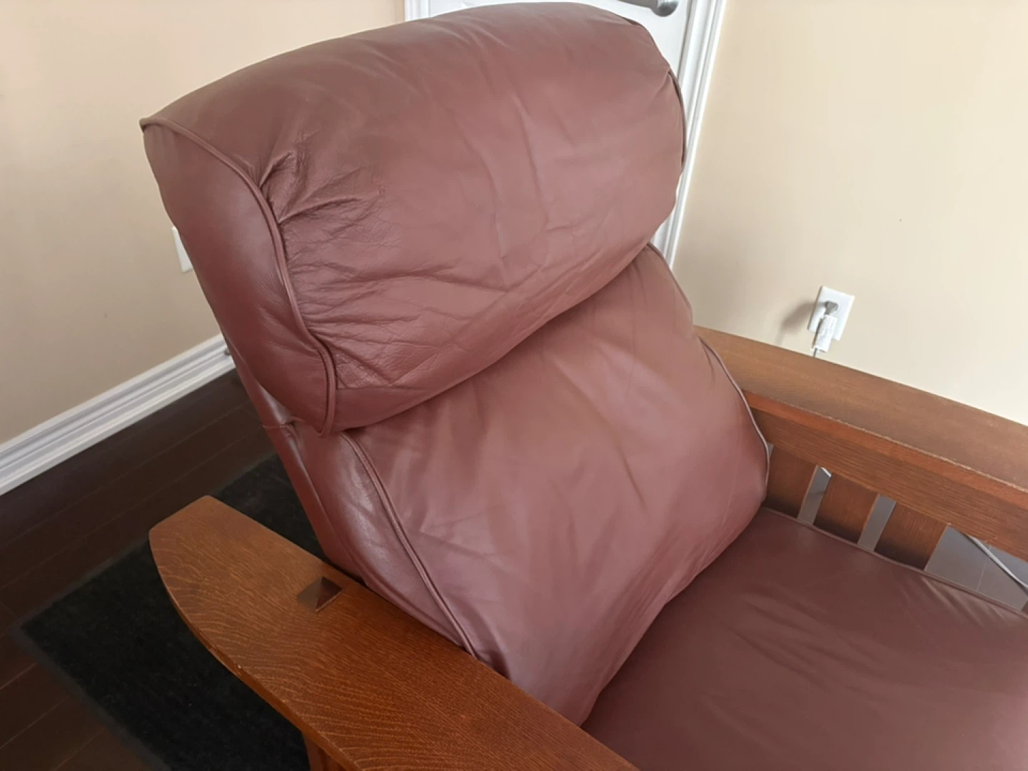 Stickley Bow Arm Bustle Back Morris Chair Recliner - photo 4