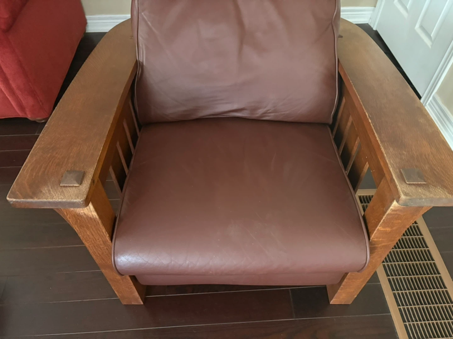 Stickley Bow Arm Bustle Back Morris Chair Recliner - photo 3