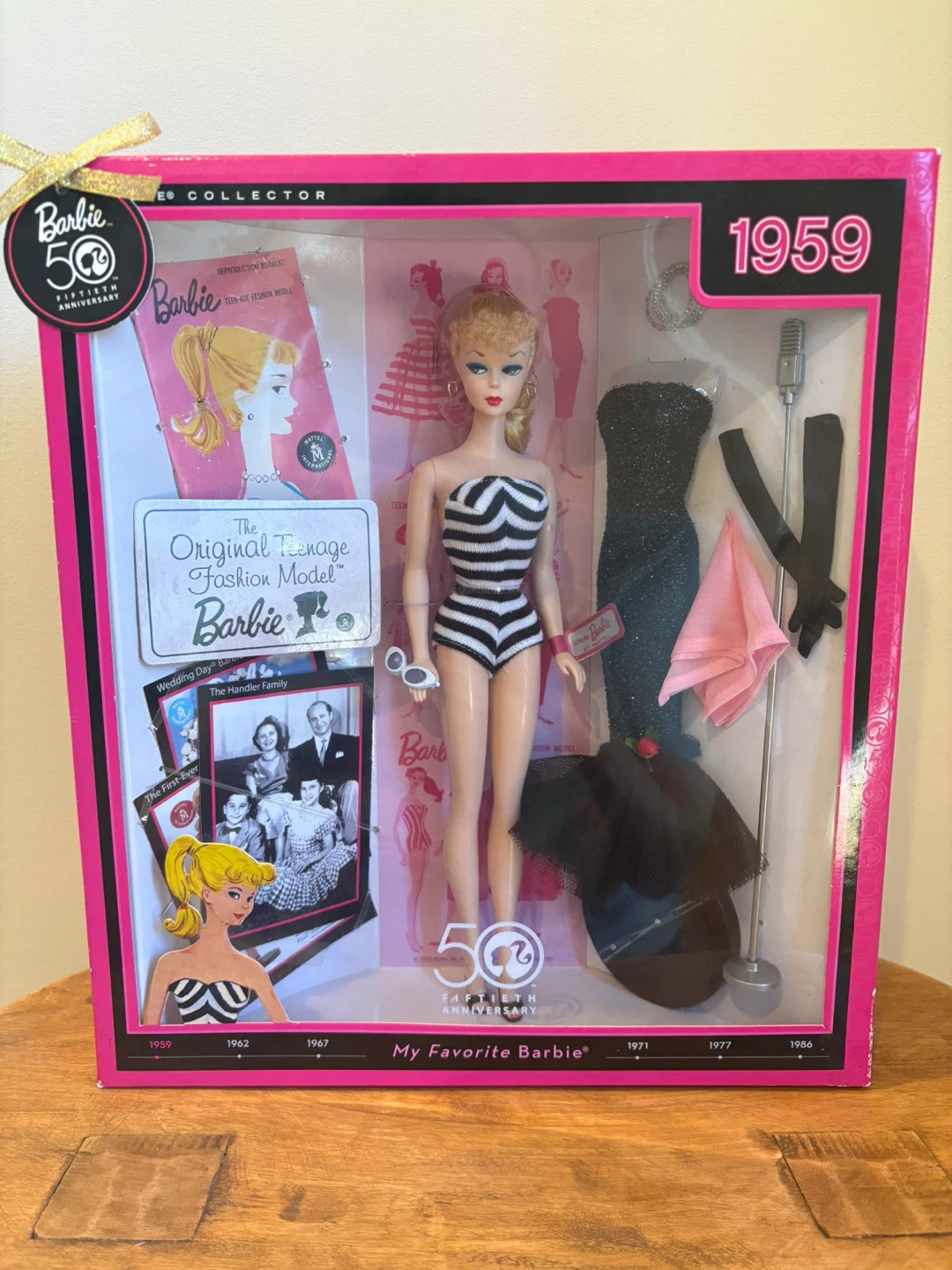 Barbie 50th Anniversary Collector Edition 1959 Doll