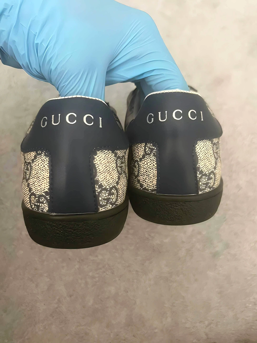 Kids Gucci Ace GG Supreme Shoes - photo 3