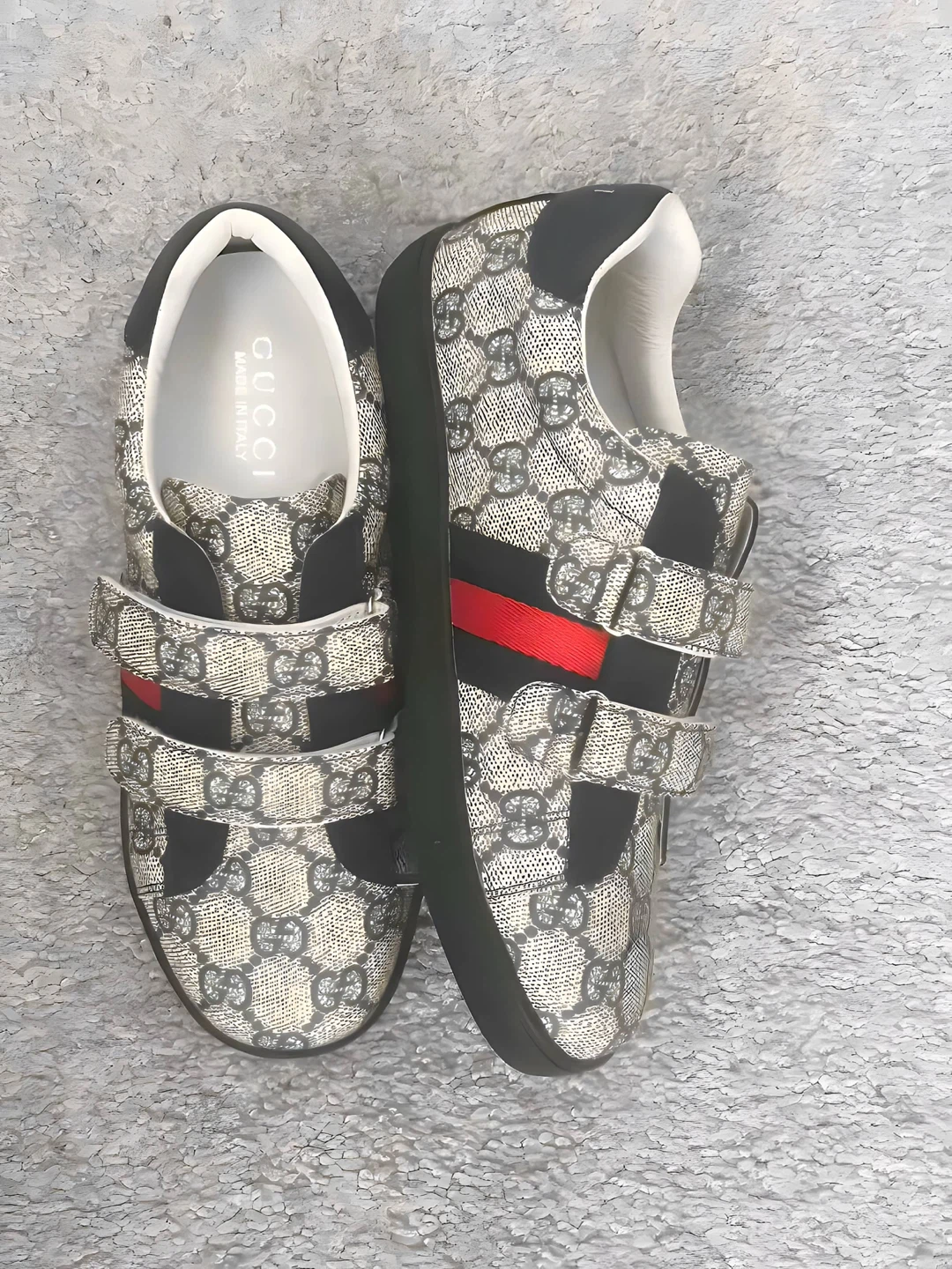Kids Gucci Ace GG Supreme Shoes