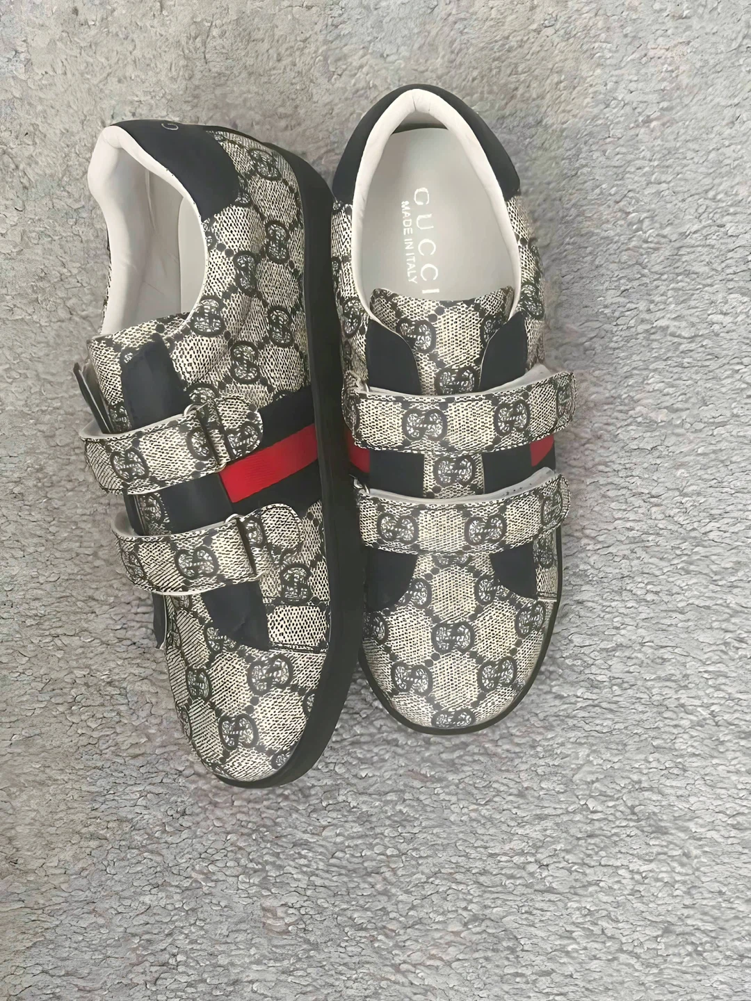 Kids Gucci Ace GG Supreme Shoes - photo 2