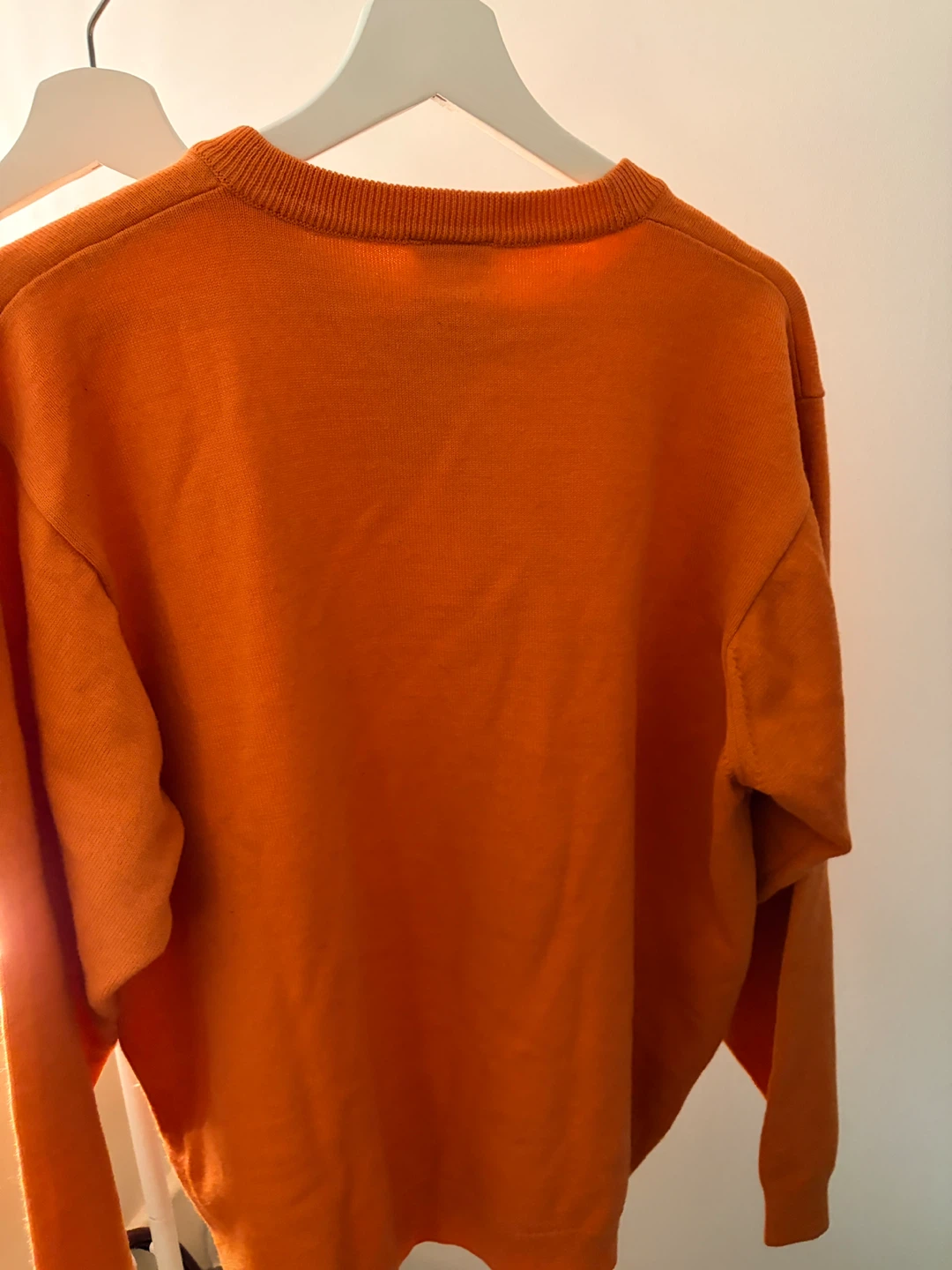 Orange Lacoste Cotton Crewneck Sweater - photo 3