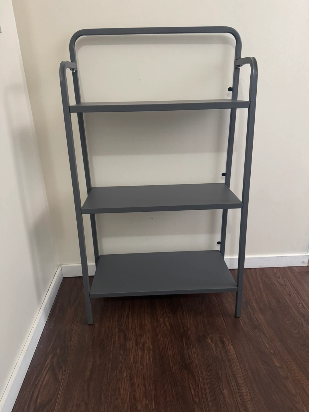 Grey 4-Shelf Ladder Bookshelf - photo 2