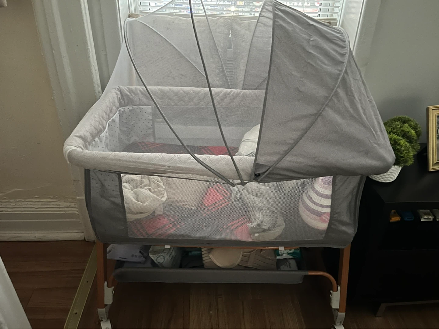 Portable Bassinet with Mosquito Net
