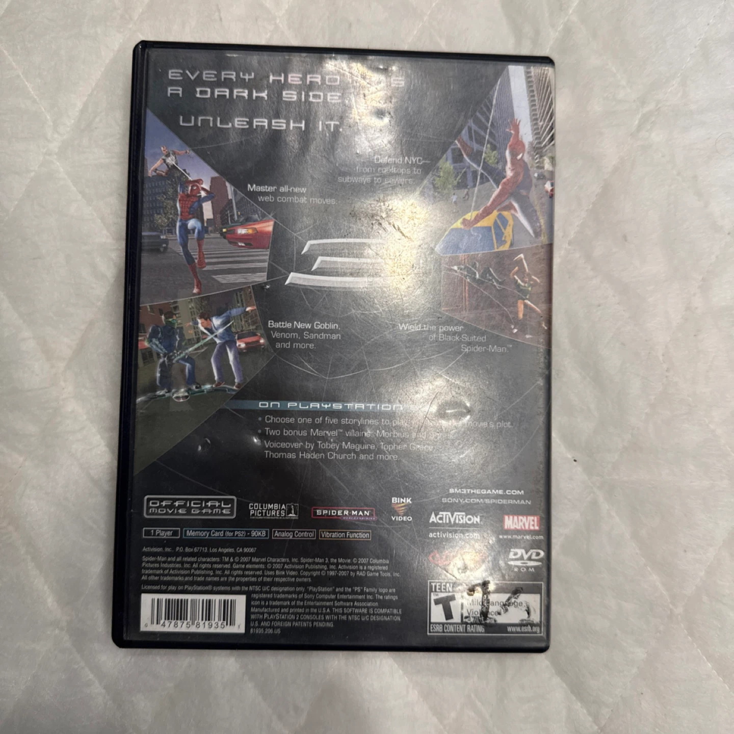 Spider-Man 3 Video Game for PlayStation 2 - photo 3