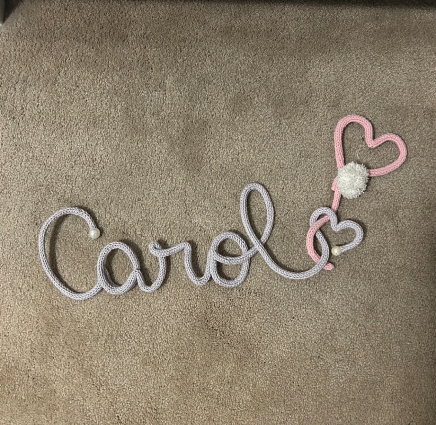 FREE - Custom Name Wall Decor - Carol