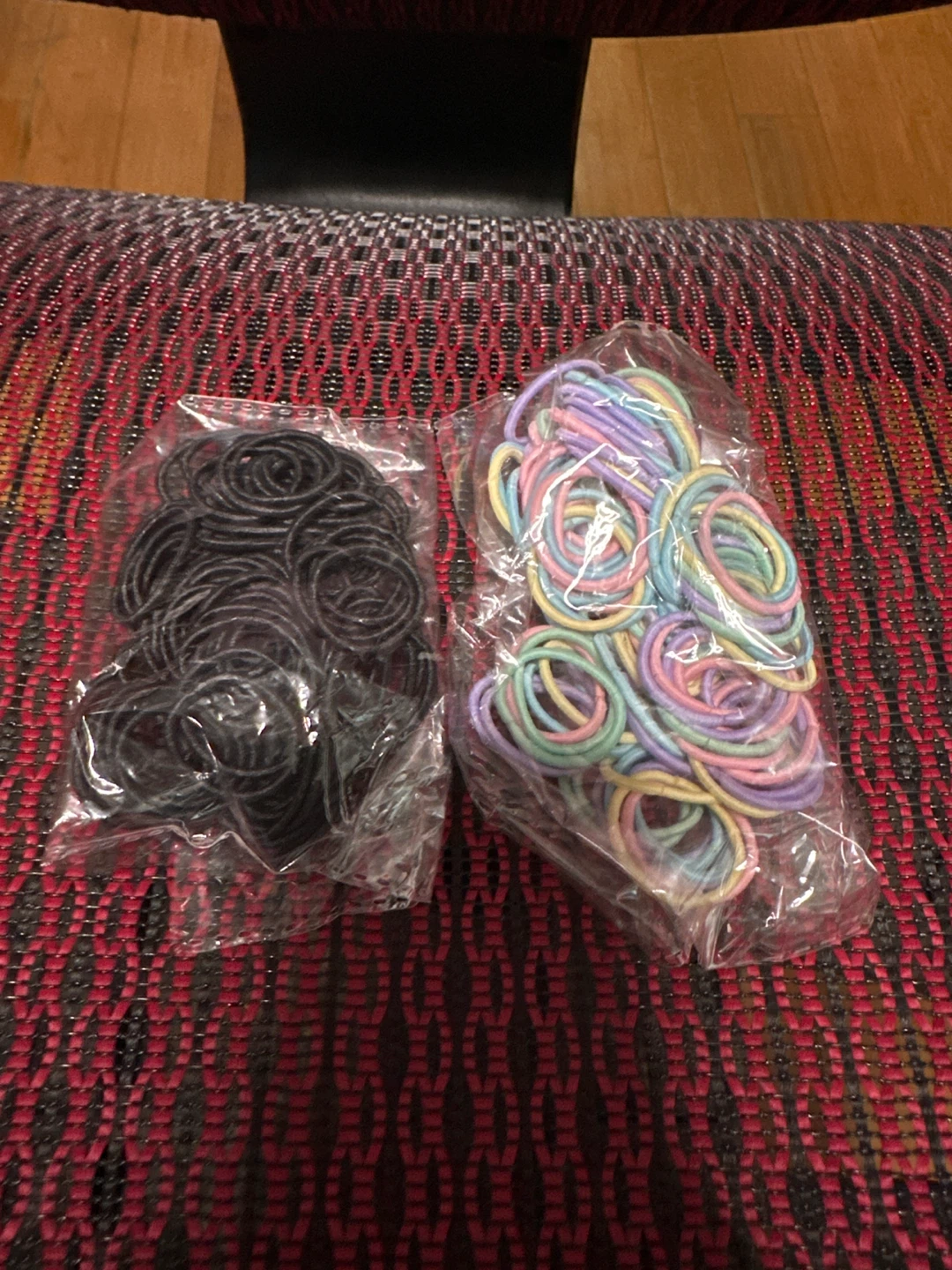 ⚽️ Hair Ties - Black and Pastel Colors