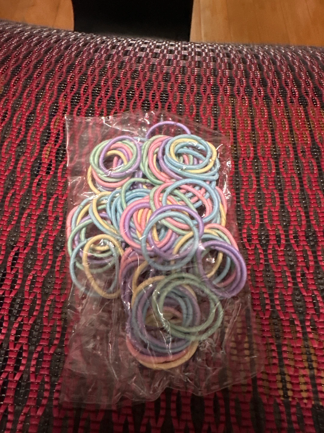 ⚽️ Hair Ties - Black and Pastel Colors - photo 2