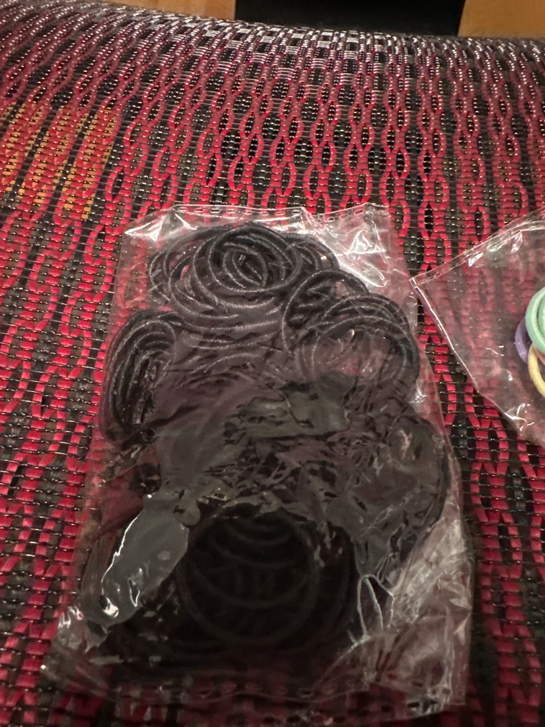 ⚽️ Hair Ties - Black and Pastel Colors - photo 3