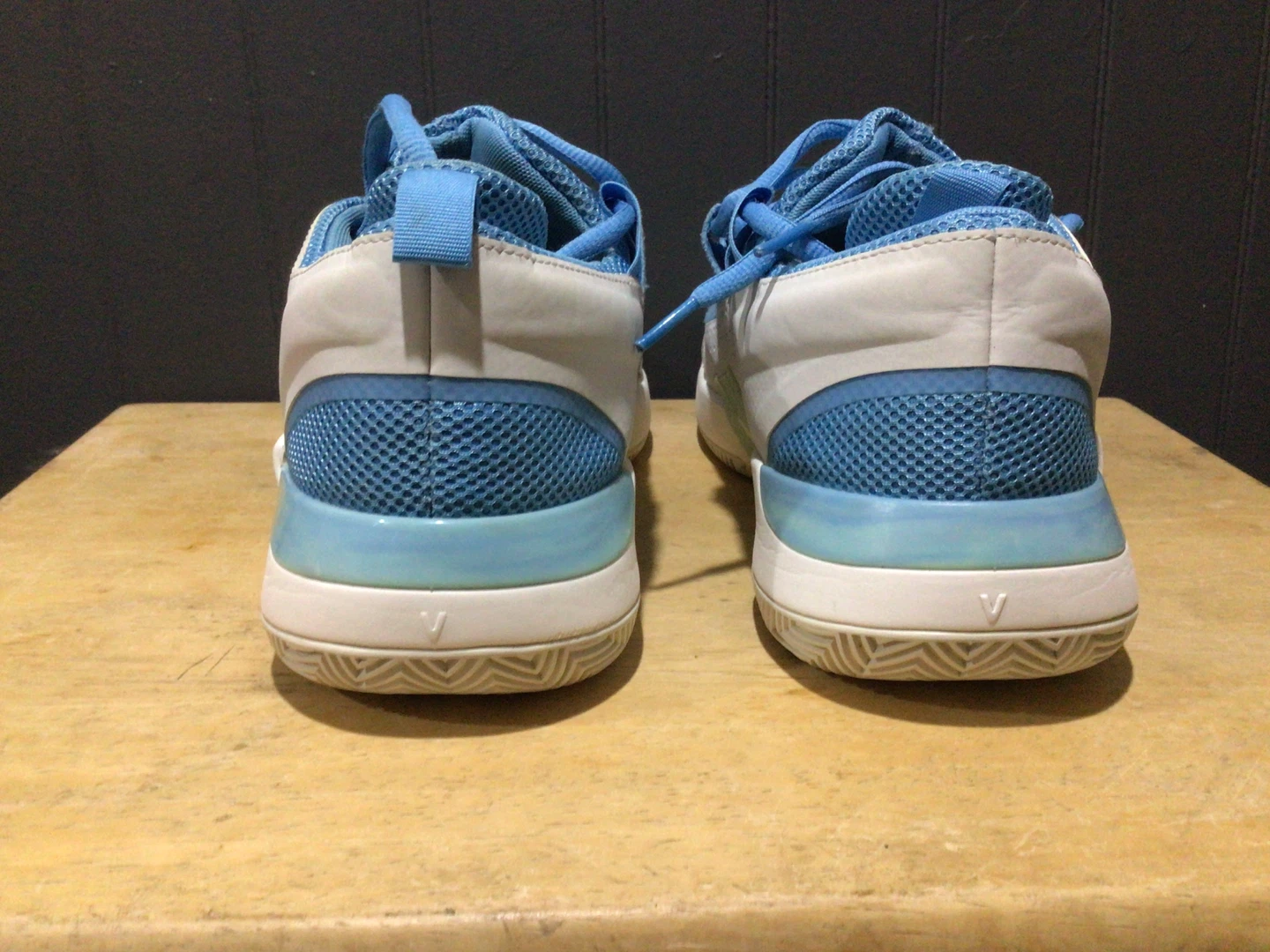 Adidas Lightstrike White & Blue Basketball Sneakers - photo 4