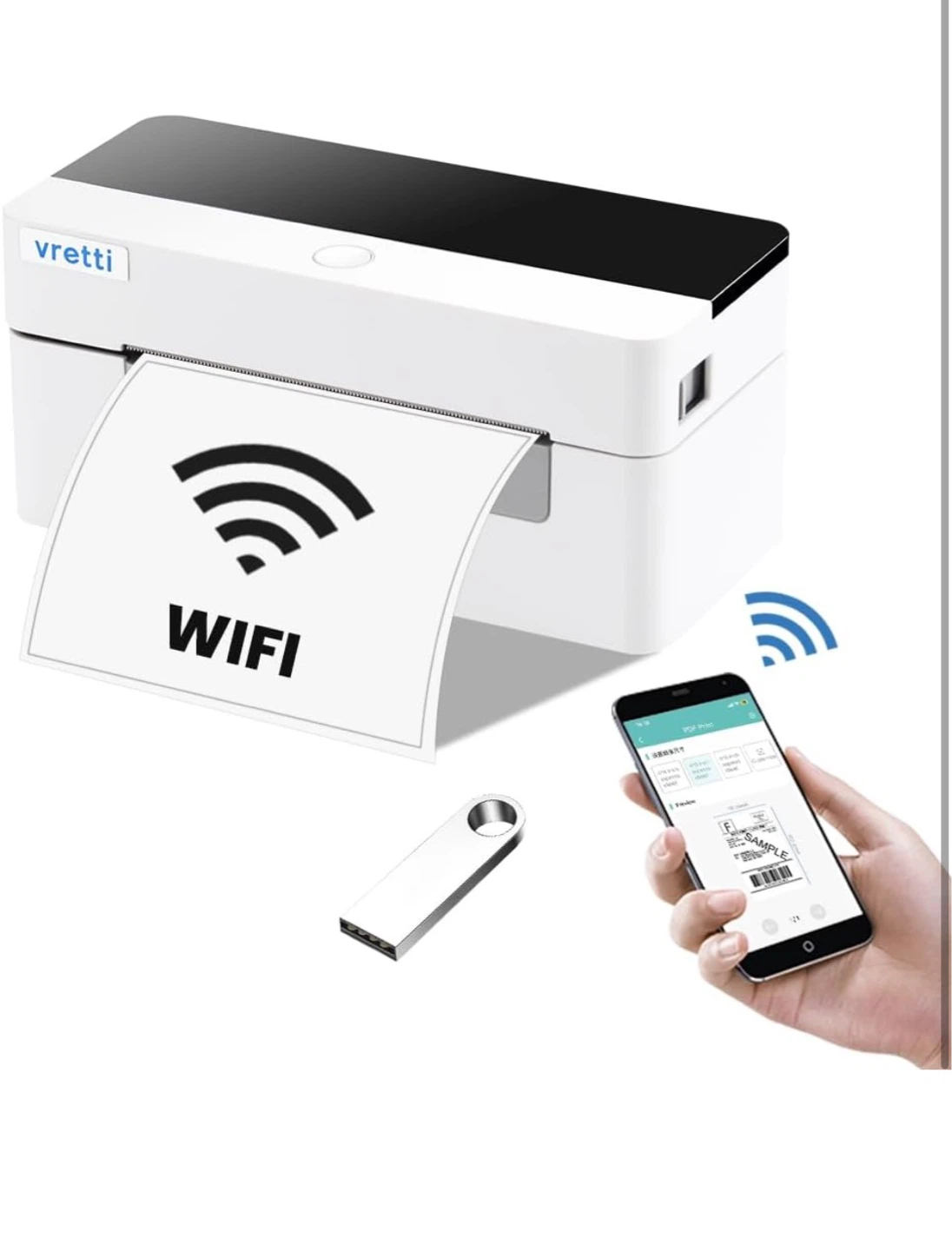 Vretti D463B Thermal Label Printer