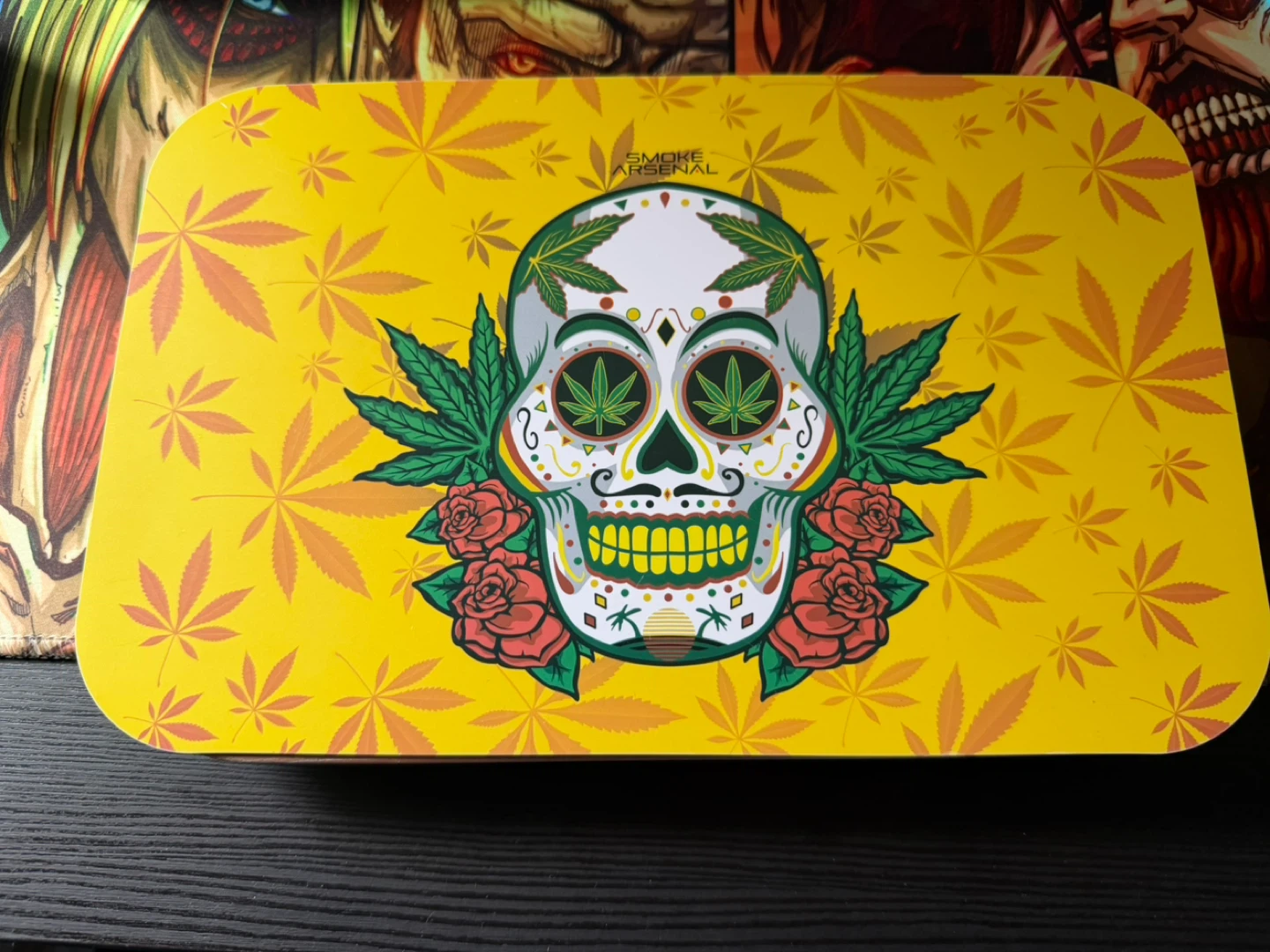 Rolling Tray Set with grinder and magnetic cover - photo 3