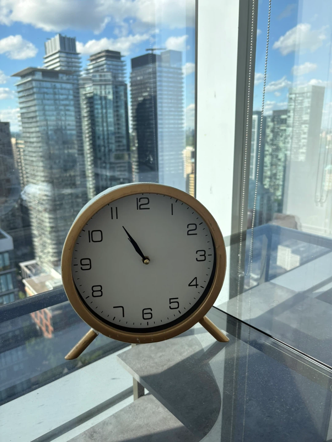 Gold Desk Clock - photo 2