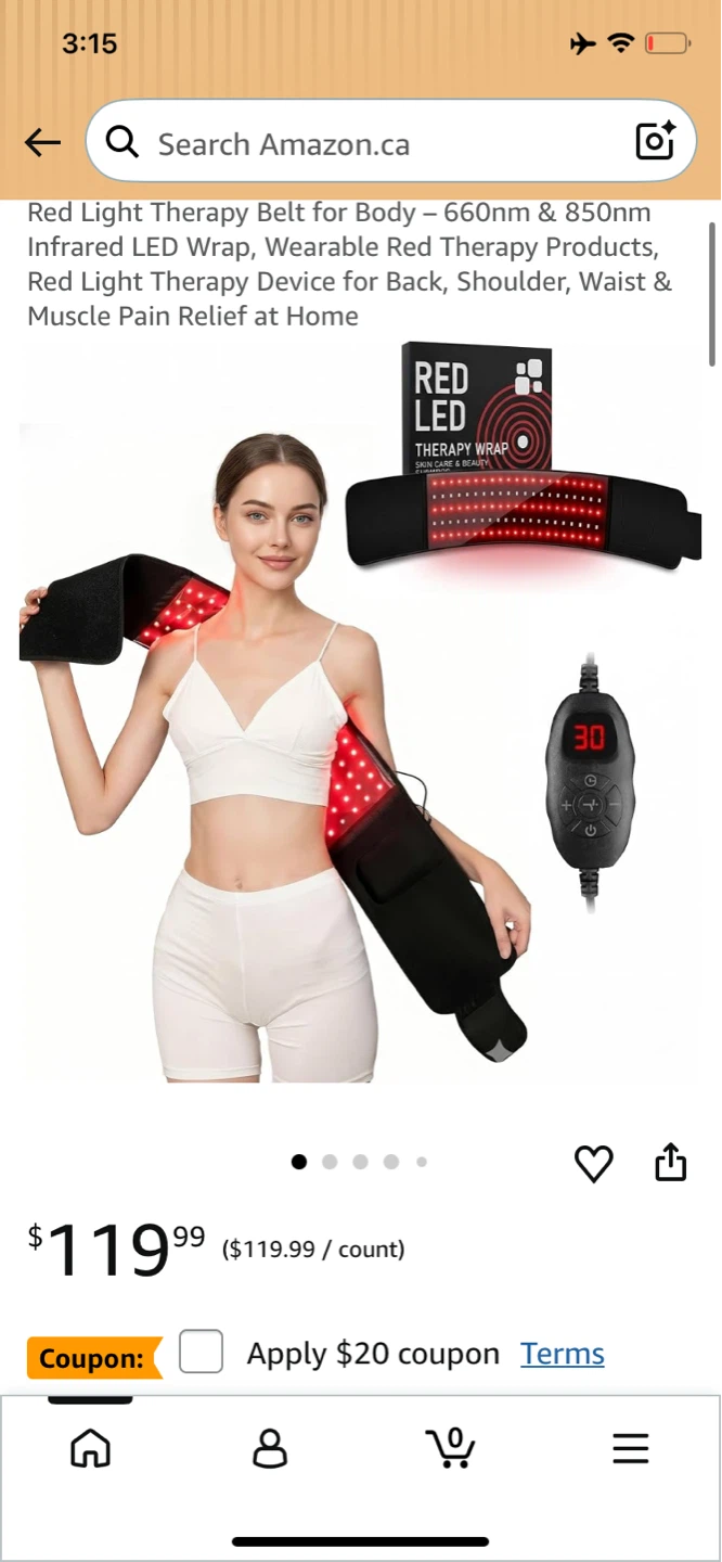 Red Light Therapy Belt for Body