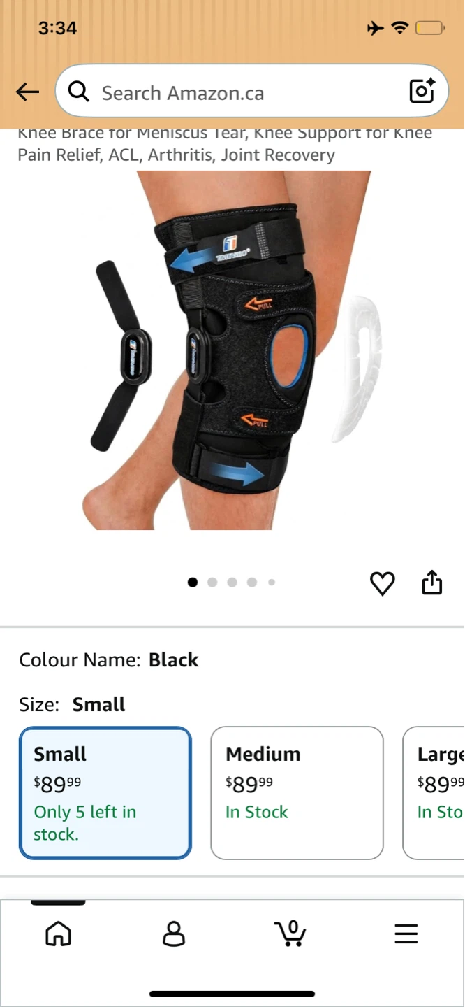 Shock Doctor Ultra Knee Supporter with Hinged Brace