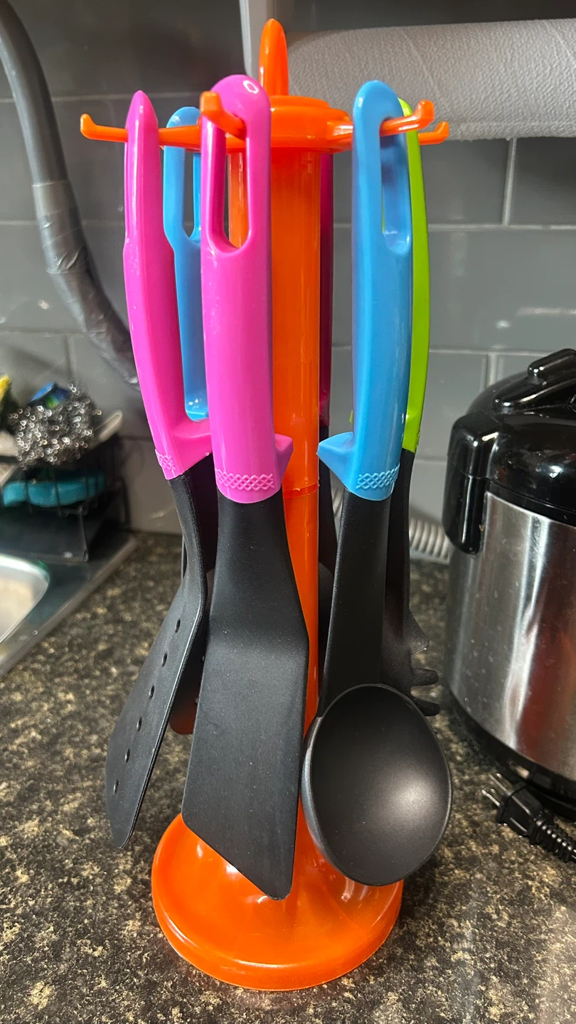 7-Piece Kitchen Utensil Set with Stand