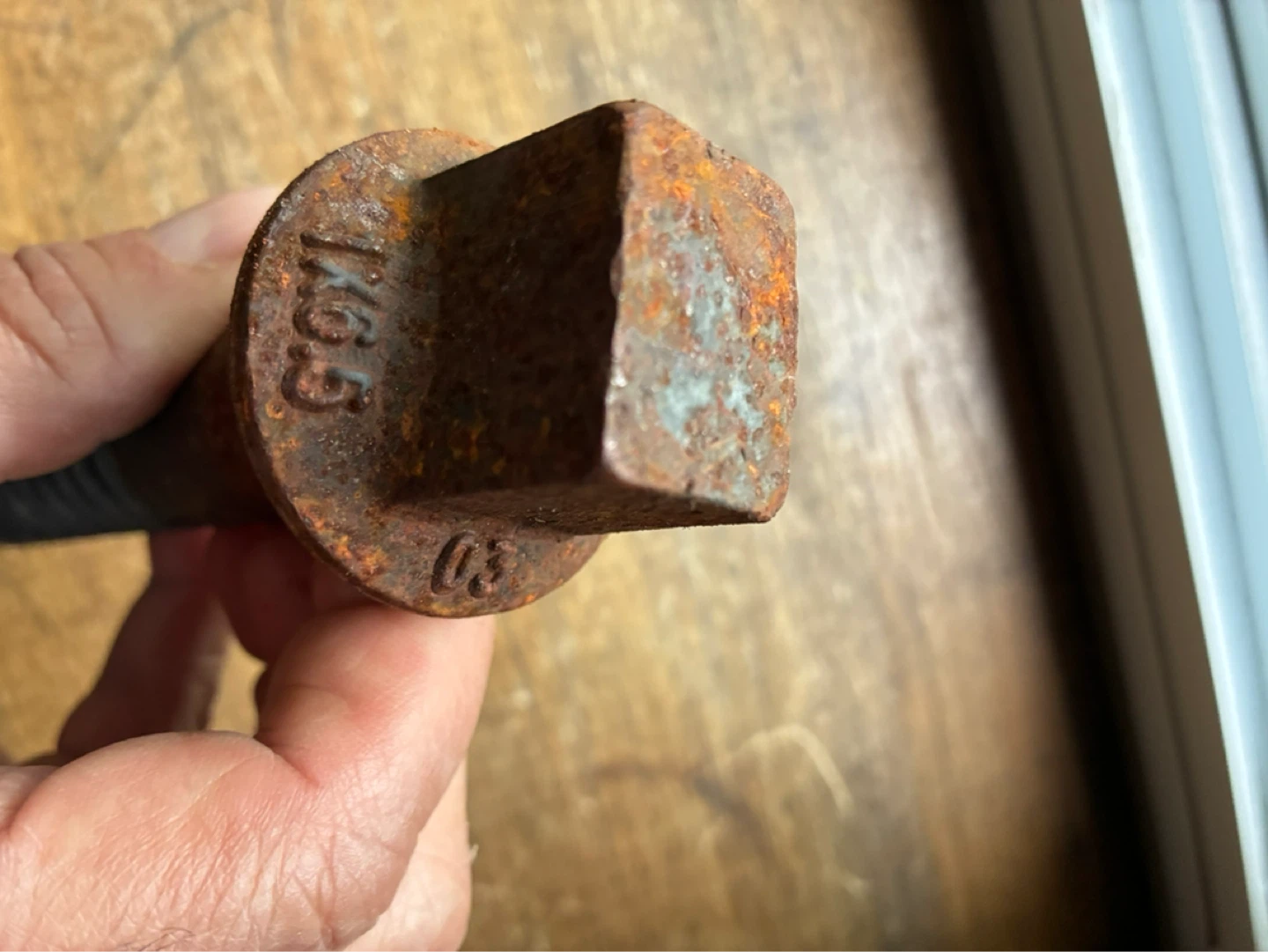 BIG SCREW Vintage Railway Bolt Track Chair Sleeper Anchor - photo 4