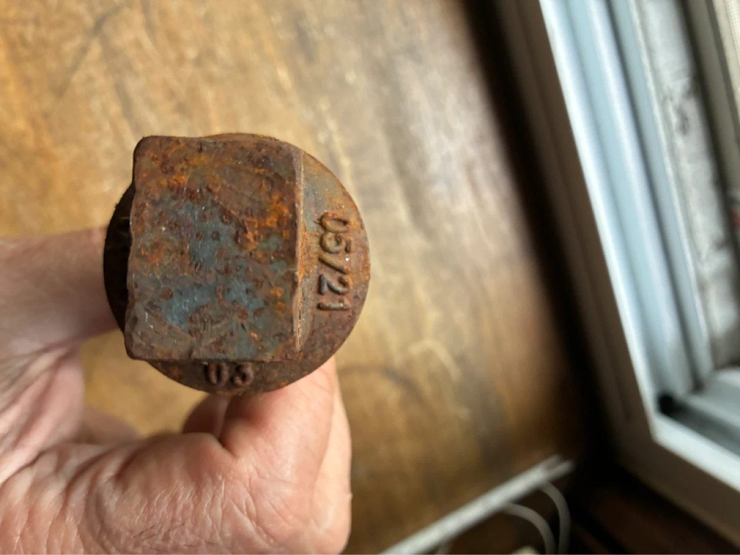 BIG SCREW Vintage Railway Bolt Track Chair Sleeper Anchor - photo 3