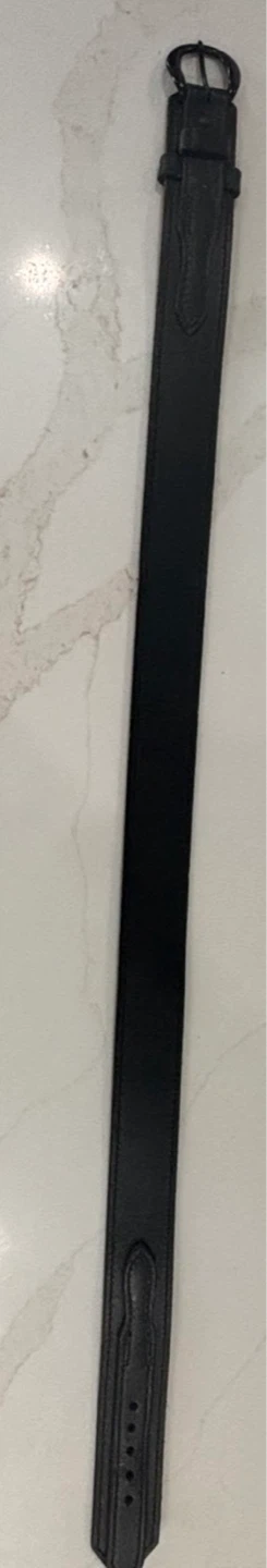 Black Leather Belt