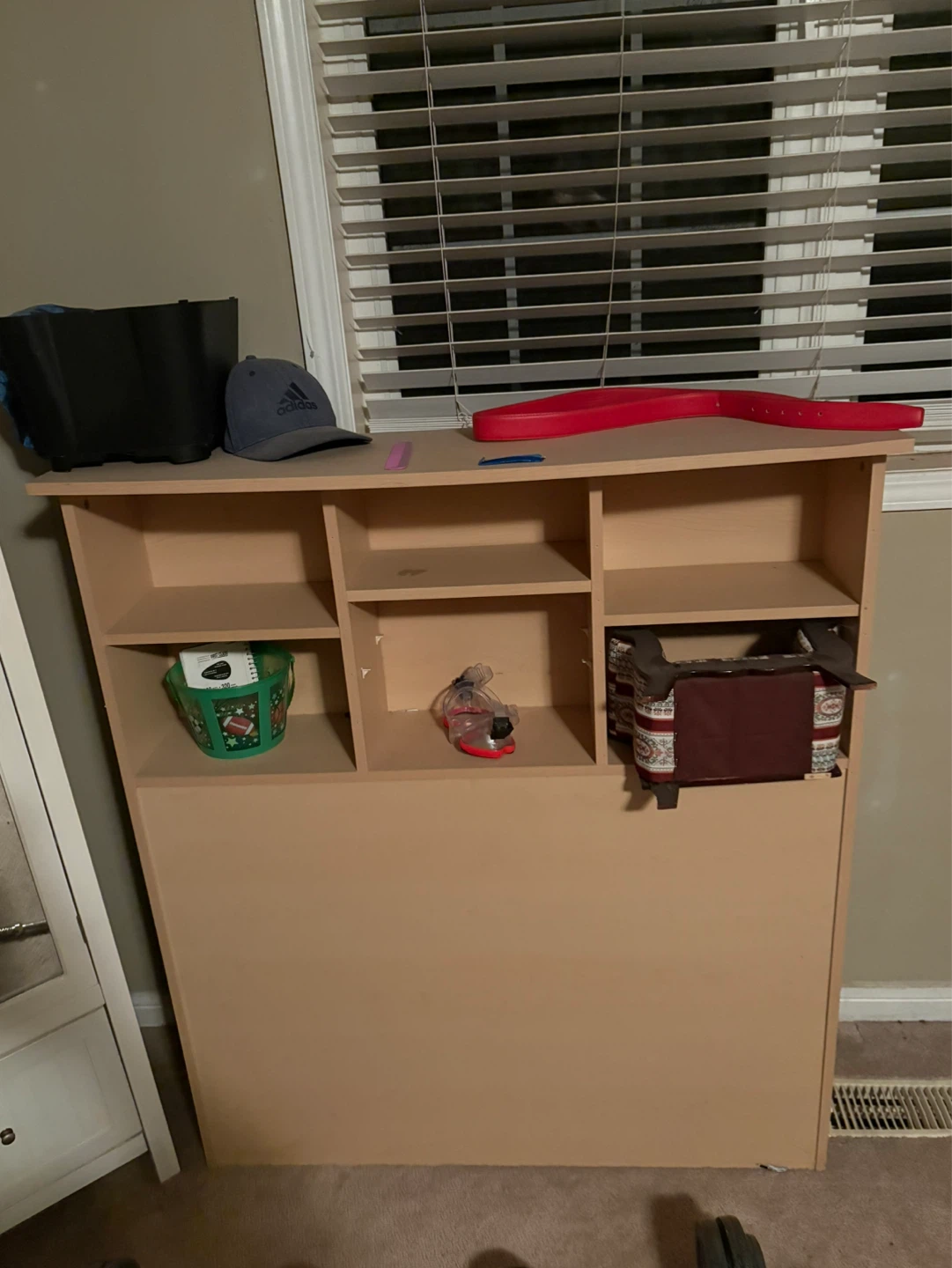 Headboard with Shelving