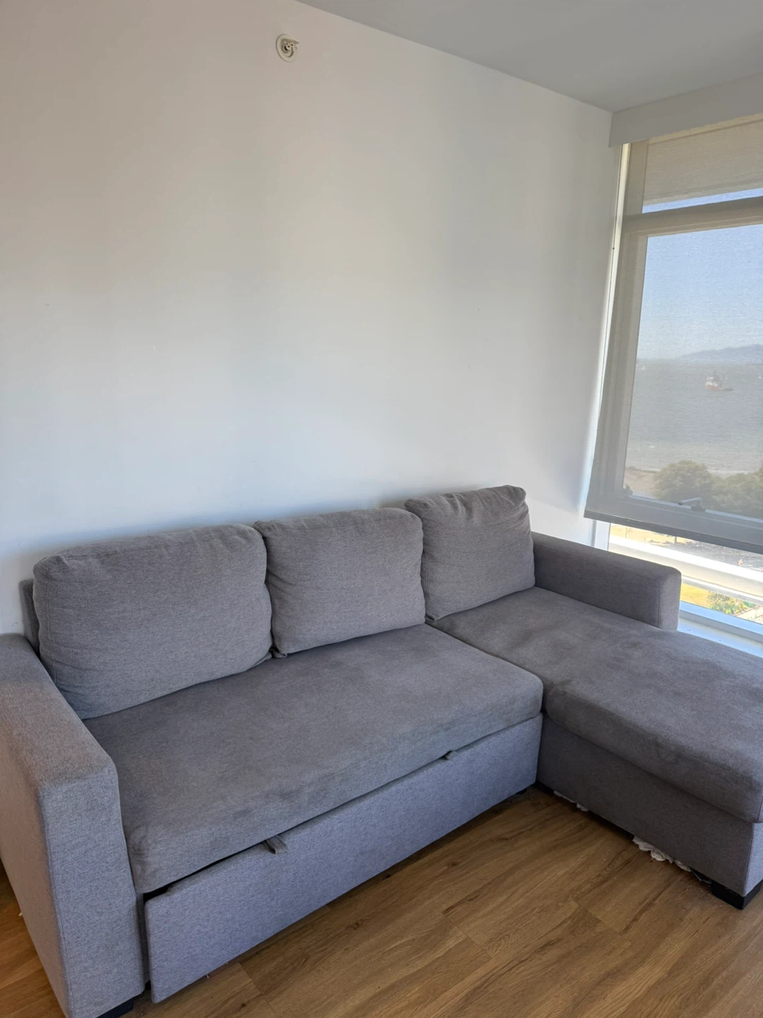 Grey Sectional Sofa with Storage - photo 3