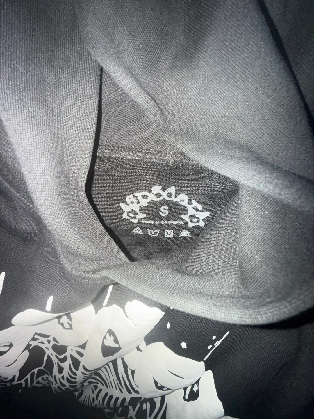 Black and white spider hoodie - photo 3