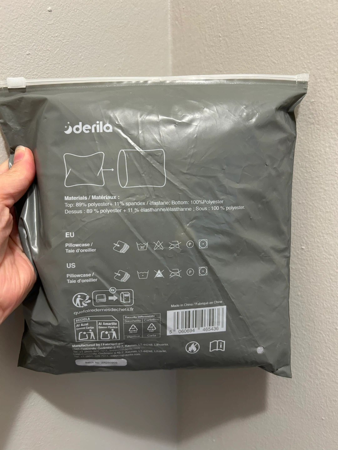 Derila Pillowcases (Cooling & Thermo Cover) - For Ergo Pillow - photo 5