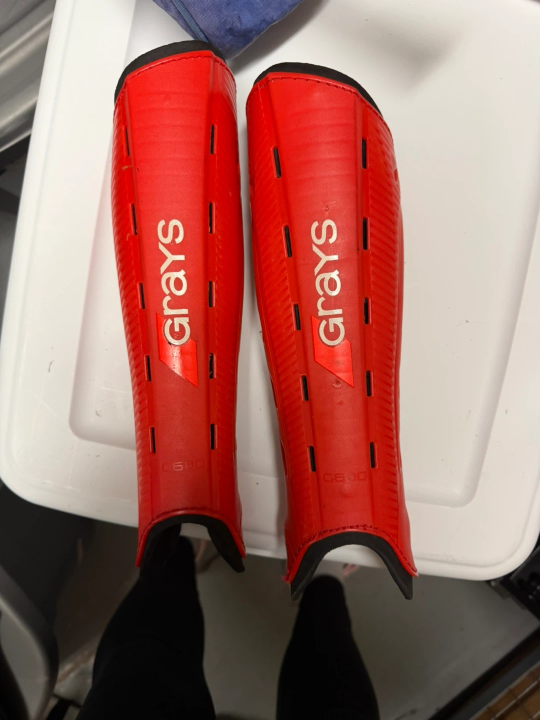 Grays Red Shin Guards