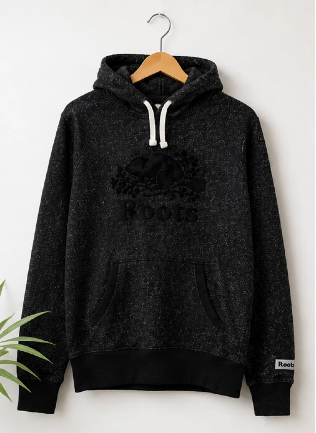Roots Original Black Kanga Hoodie