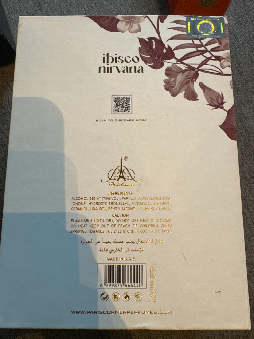 Paris Corner Ibisco Nirvana Eau de Parfum 65 ml - photo 2