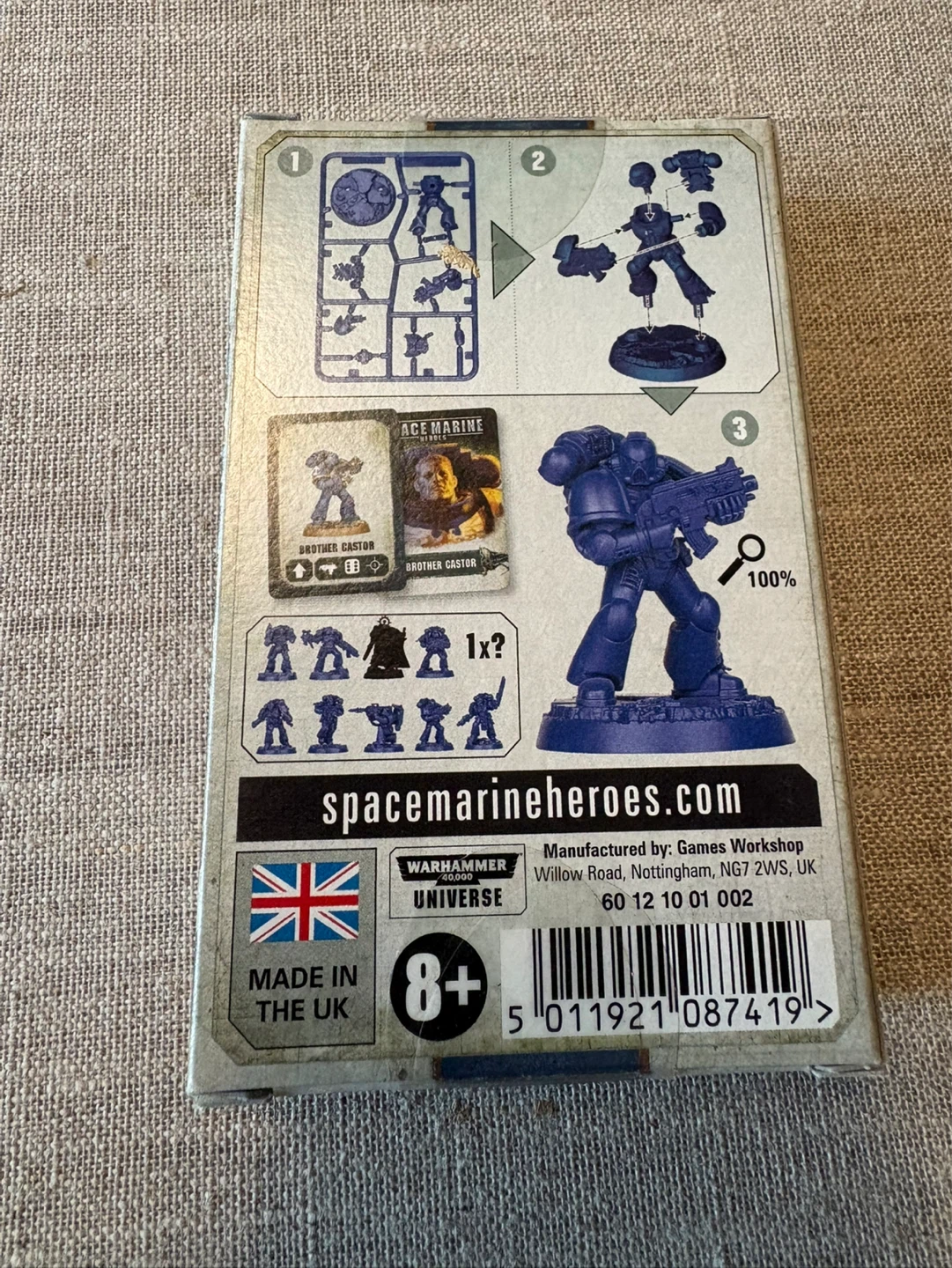 Warhammer Space Marine Heroes Brother Gaiun Miniature - photo 2