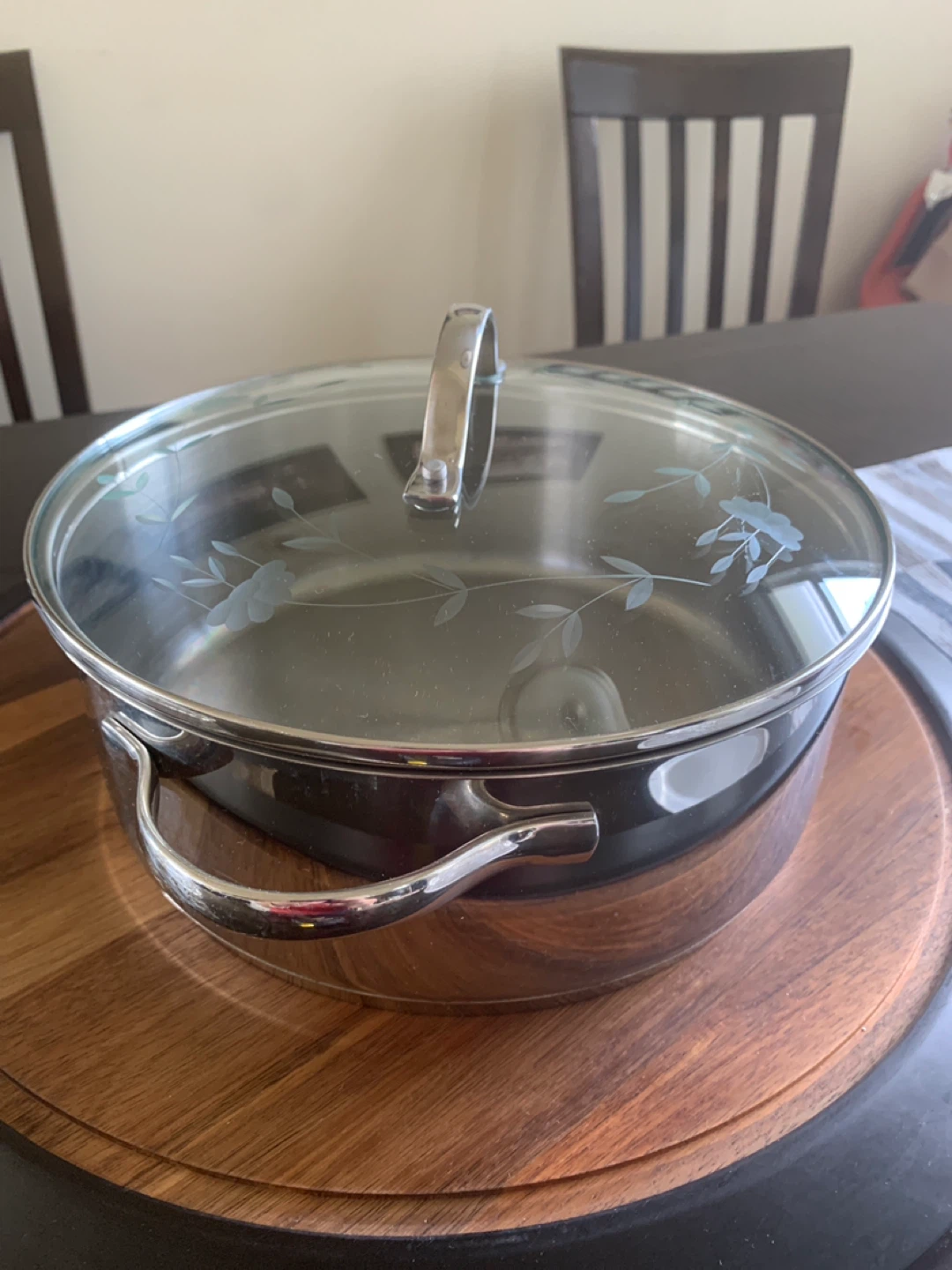 Princess House 4 Quart Stainless Steel Pot with Lid