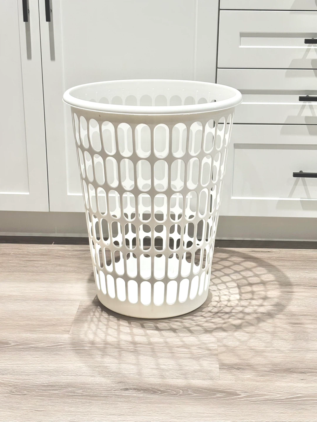 White Laundry Hamper