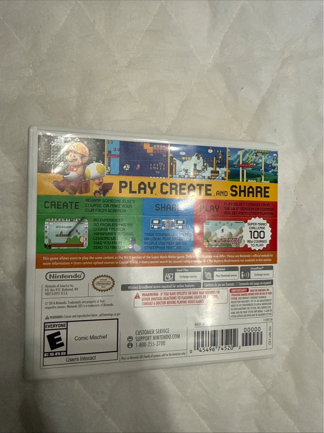 Super Mario Maker for Nintendo 3DS Game - photo 2